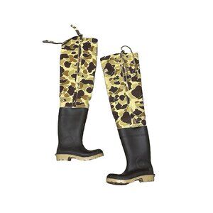 Cabelas Sidney Nebr Hip Waders Camo Outdoor Hunting Fishing Nylon Boots Men’s 7